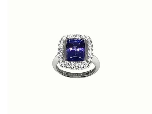 Tanzanite & Diamond Ring