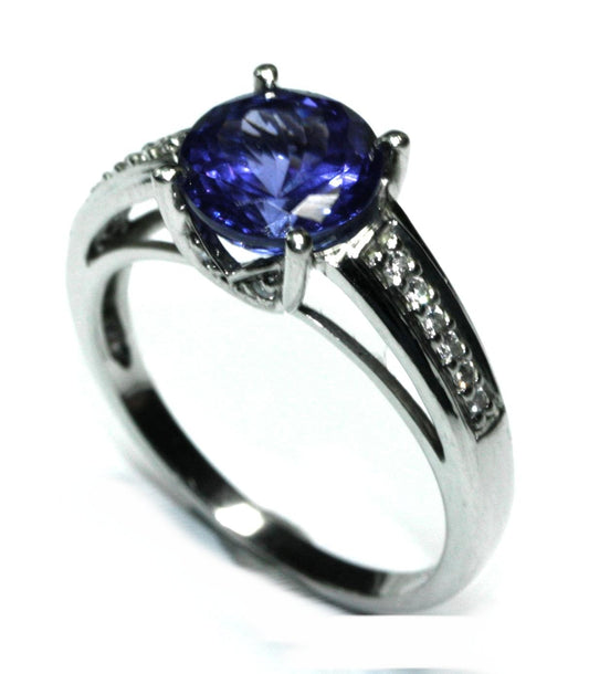Tanzanite and Diamond Ring