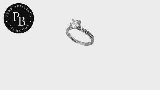 Purebrilliant Diamonds A Modern 1ct diamond Ring